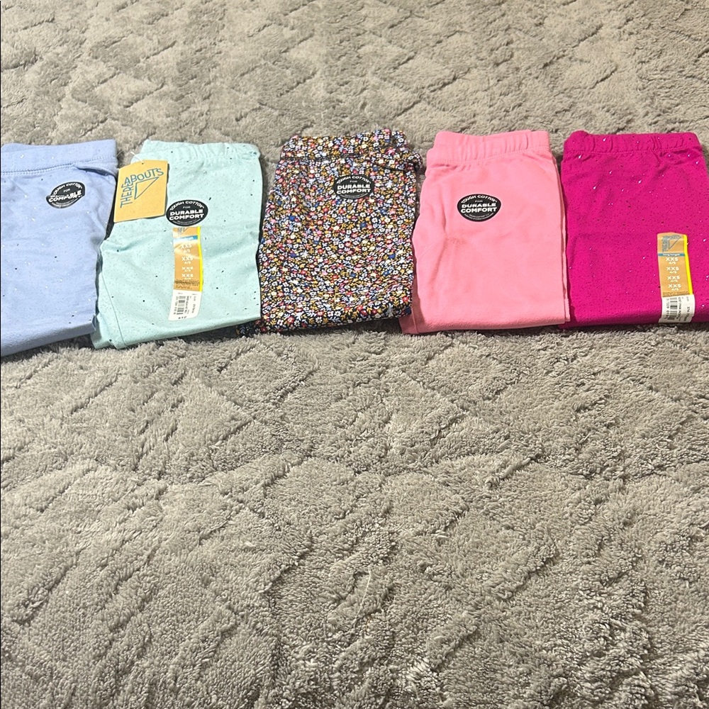 Colorful Girls Leggings Set